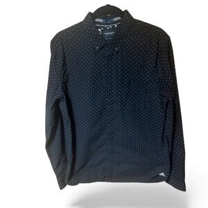 Denim & Flower Ricky‎ Singh Men’s Long Sleeve Polka Dot Shirt